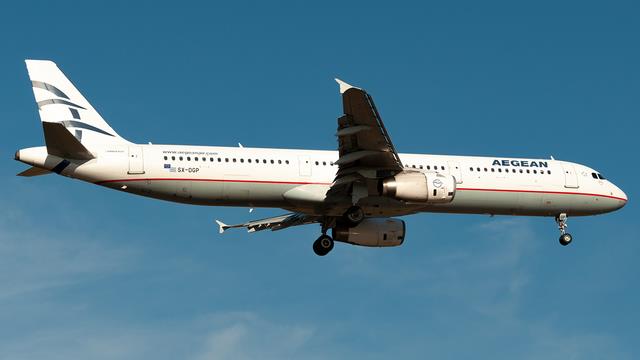 SX-DGP:Airbus A321:Aegean Airlines